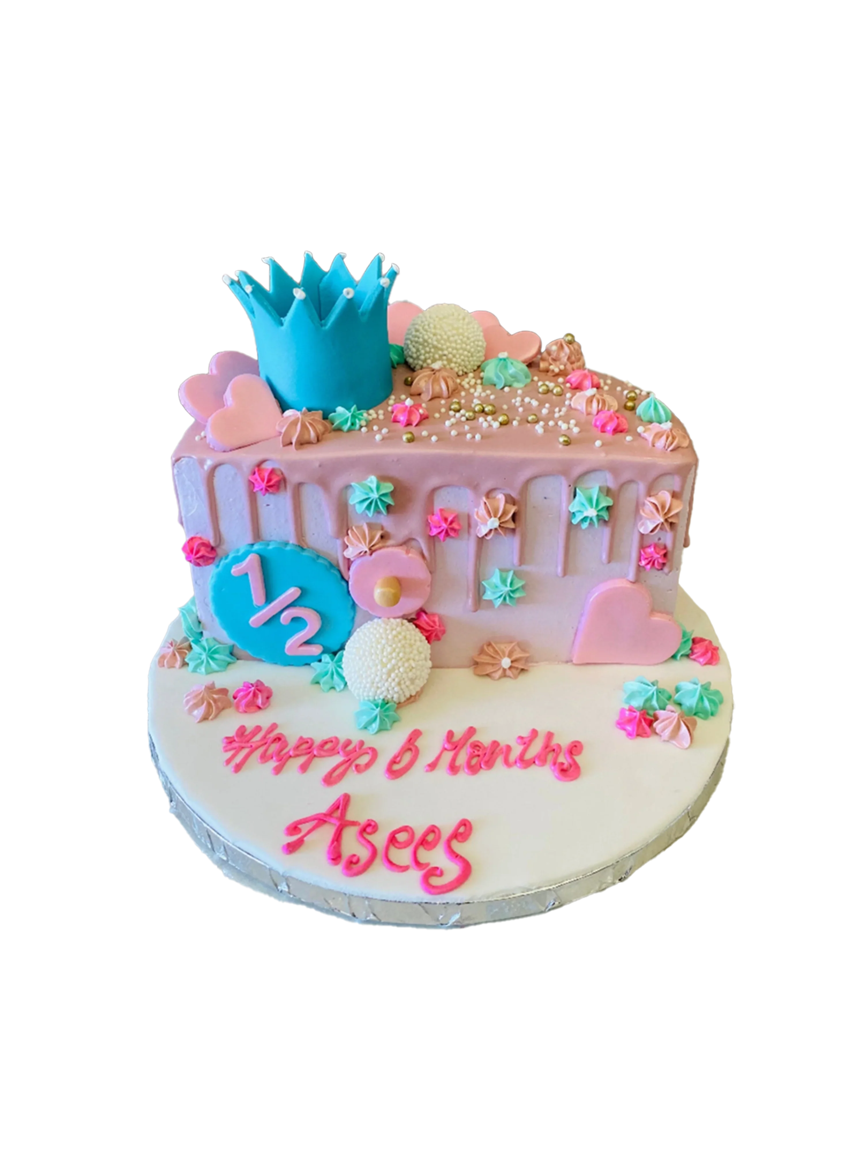 Asees Half Birthday Cake