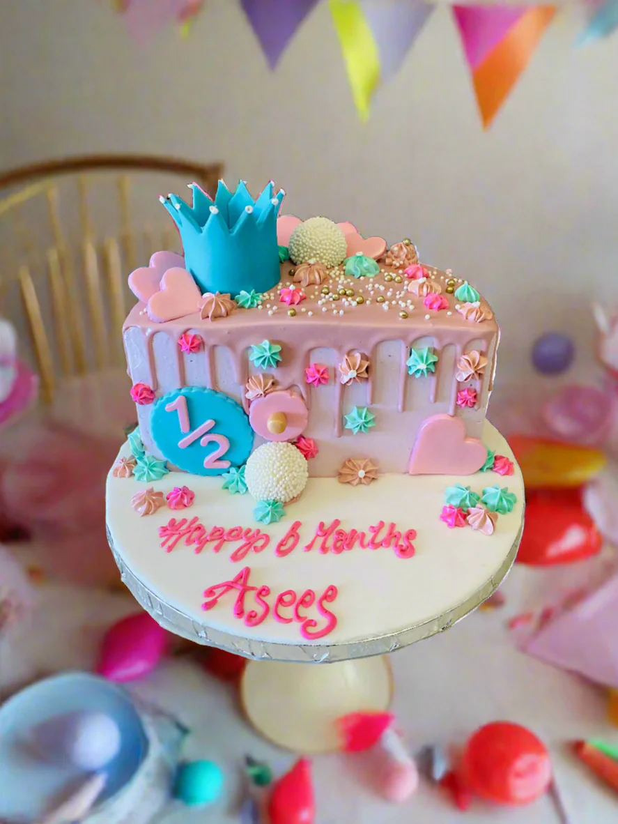 Asees Half Birthday Cake - Image 3