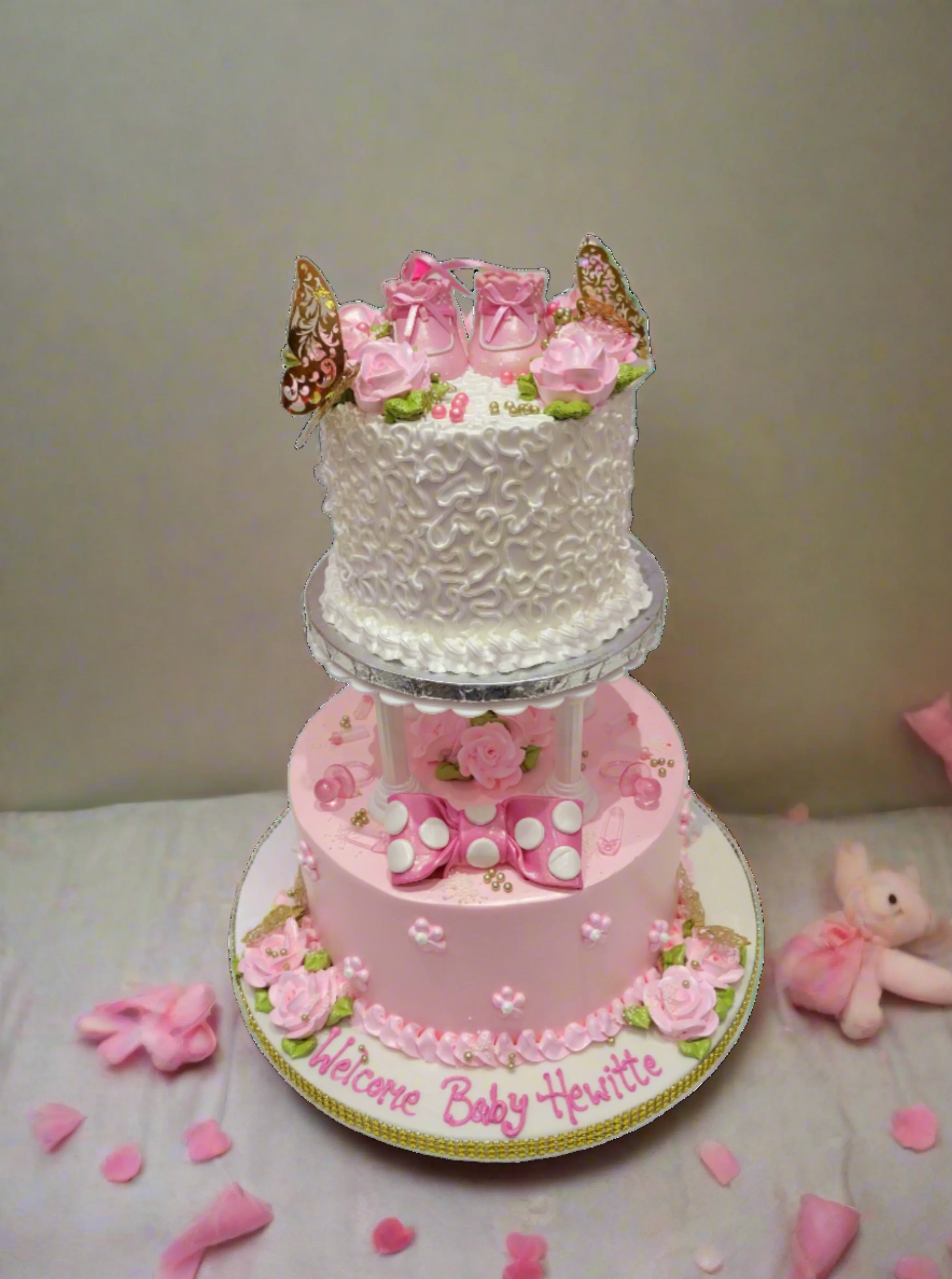 Ashley Baby Shower Cake - Image 3