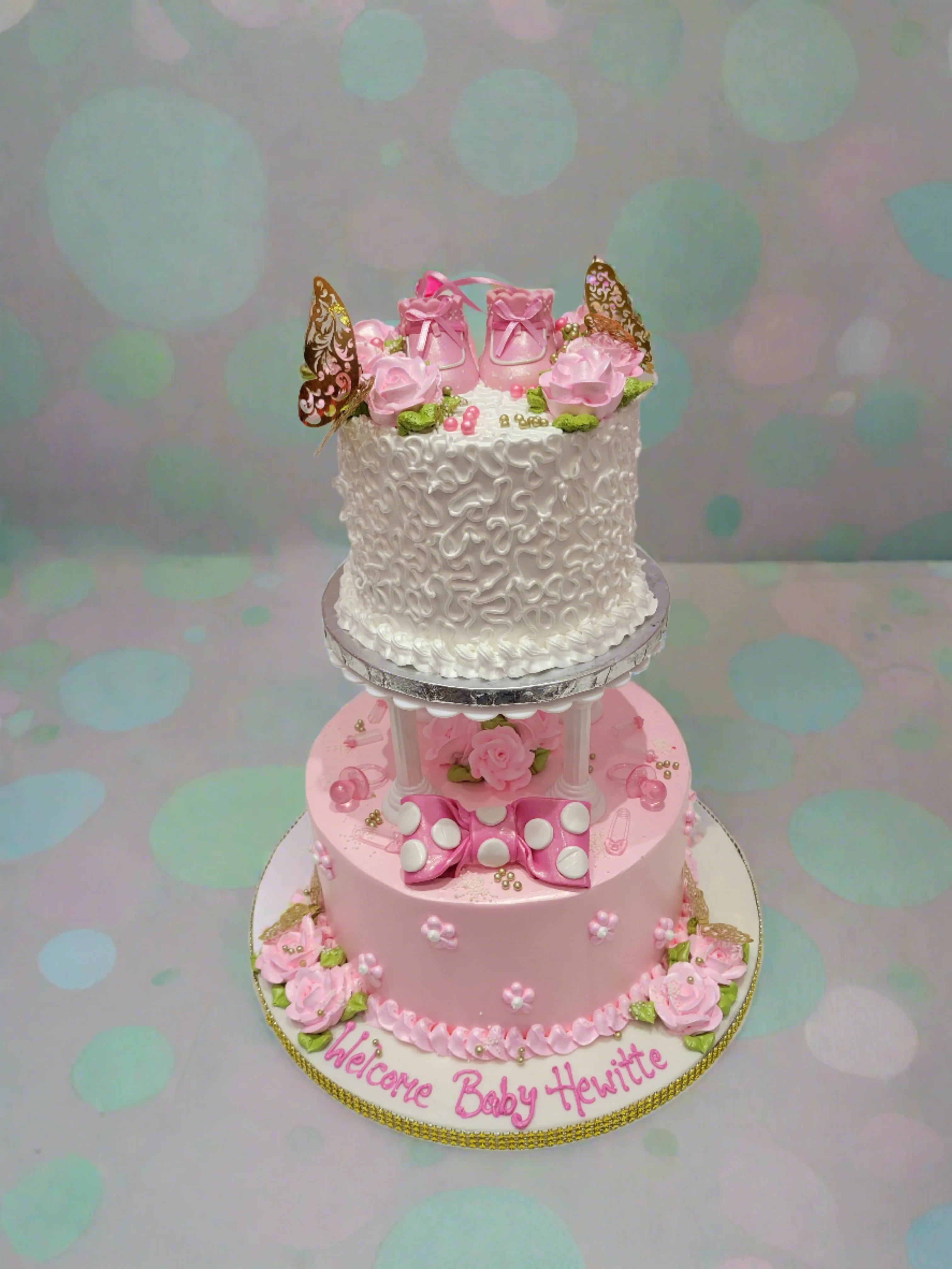 Ashley Baby Shower Cake - Image 4