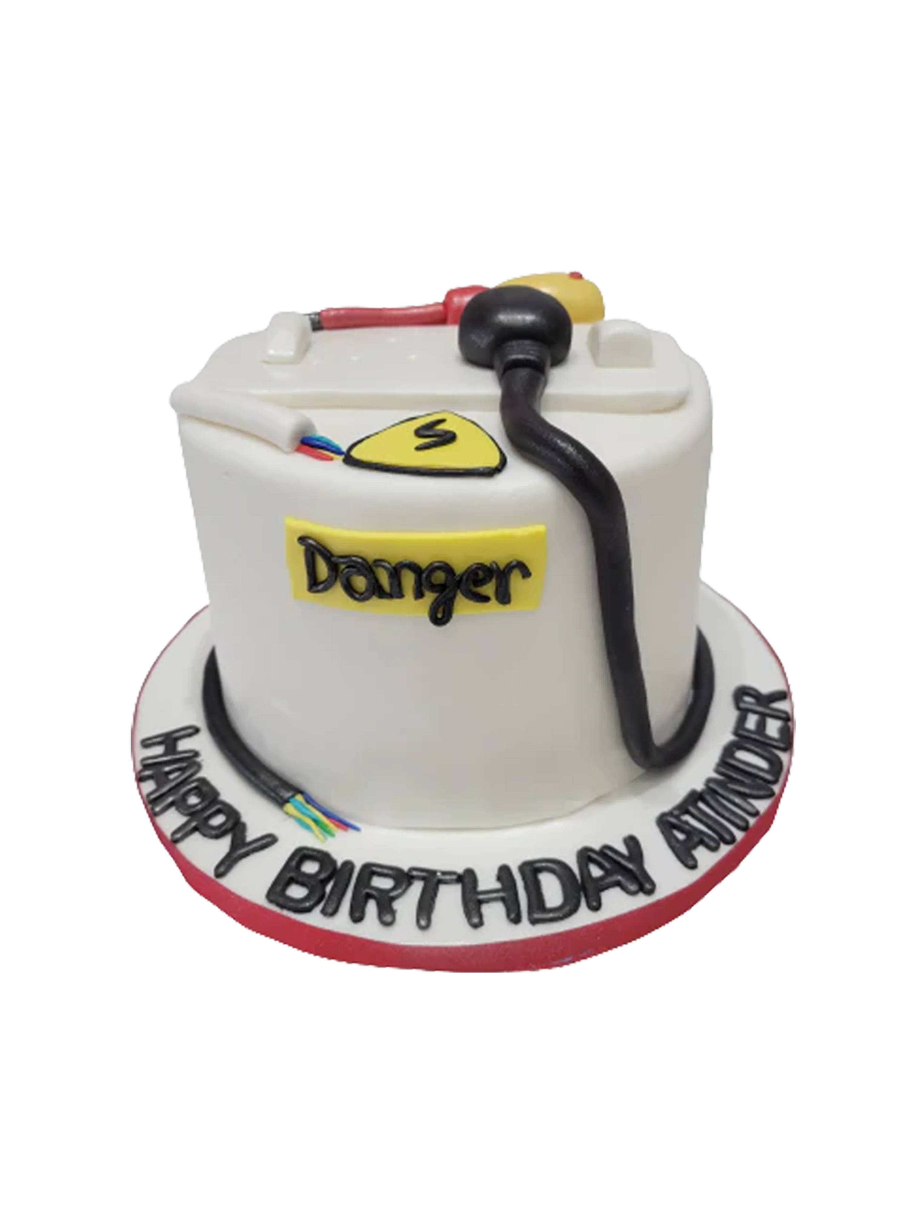 Atinder Electrician Fondant Cake