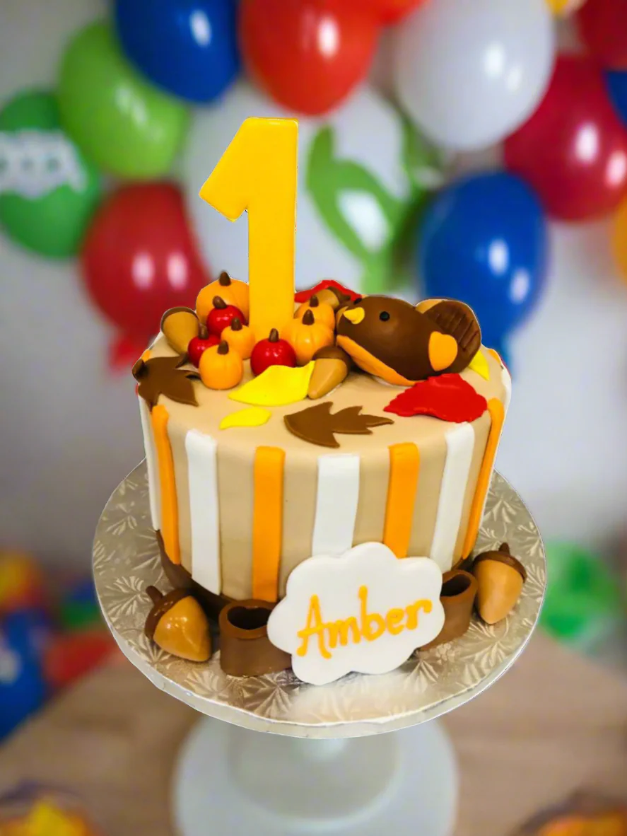 Autumn First Birthday Cake - Image 2