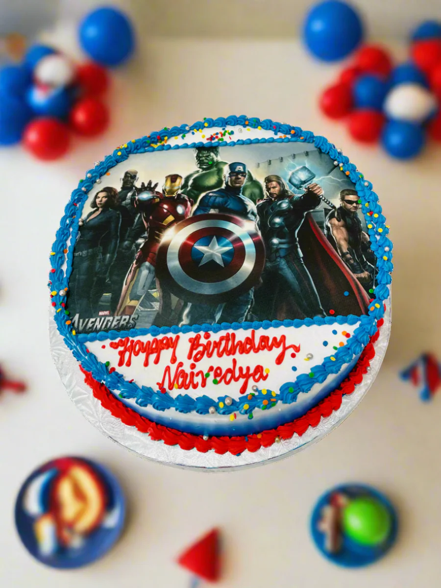 Avengers Photo Cake - Image 4
