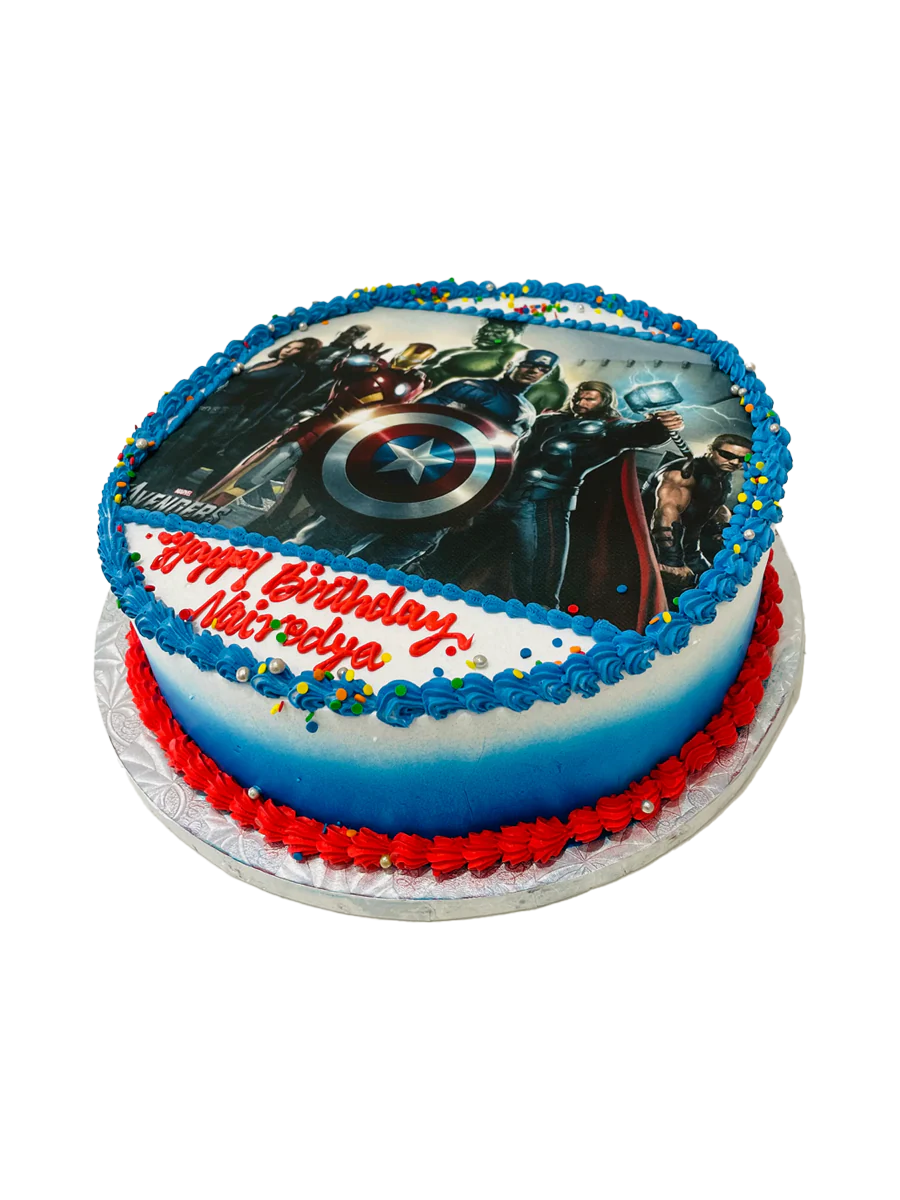 Avengers Photo Cake - Image 5