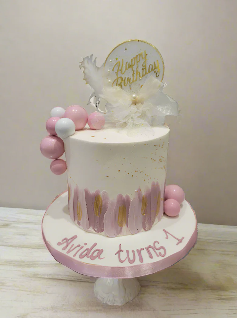 Avida Cream Birthday Cake - Image 2