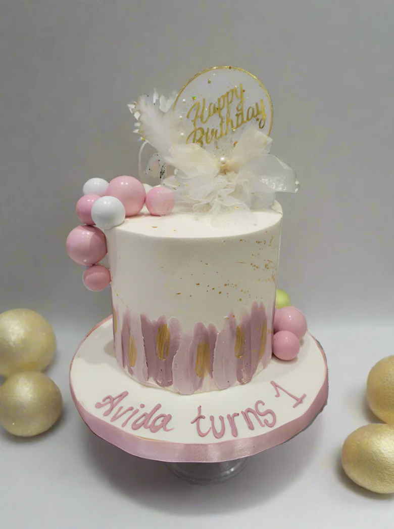 Avida Cream Birthday Cake - Image 3