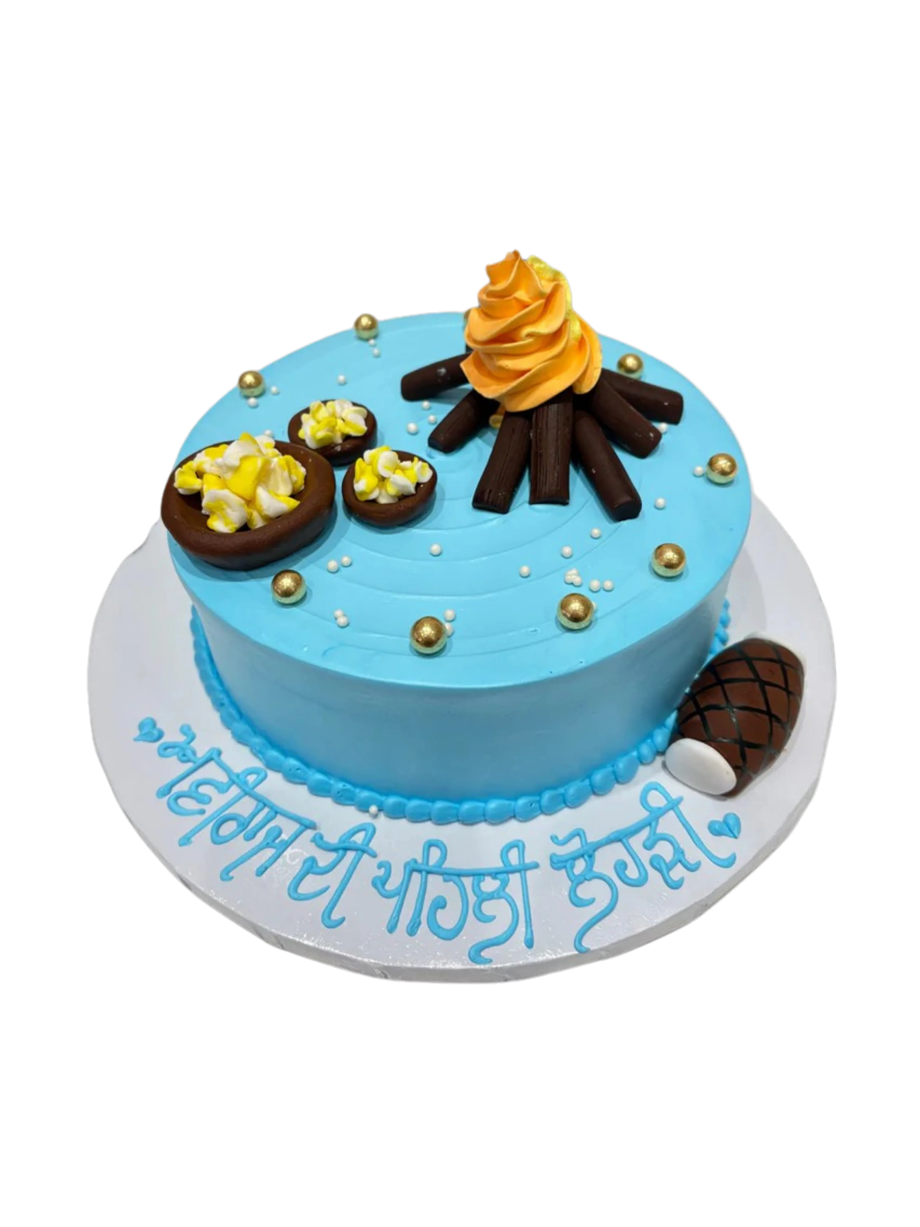 Aviraaj Blue Lohri Cake