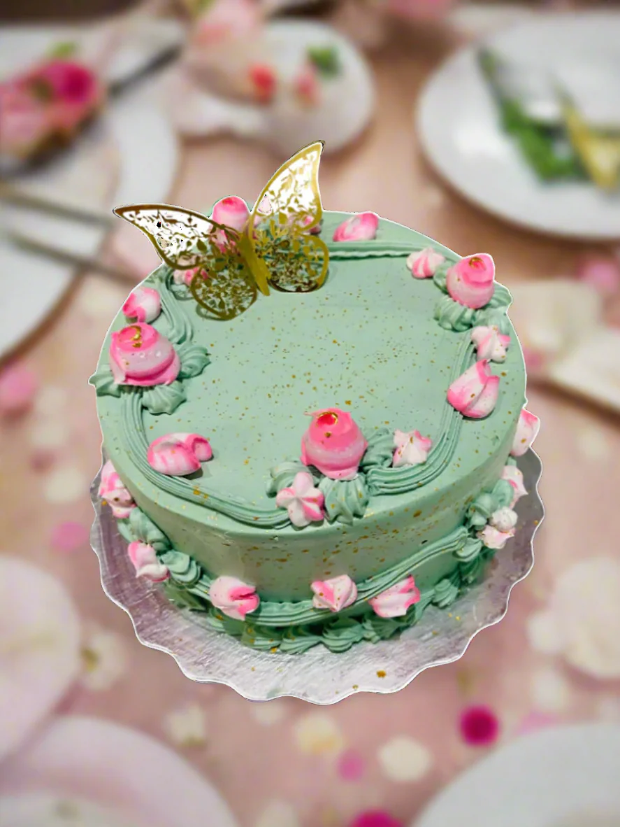 Ayesha Butterfly Birthday Cake - Image 3