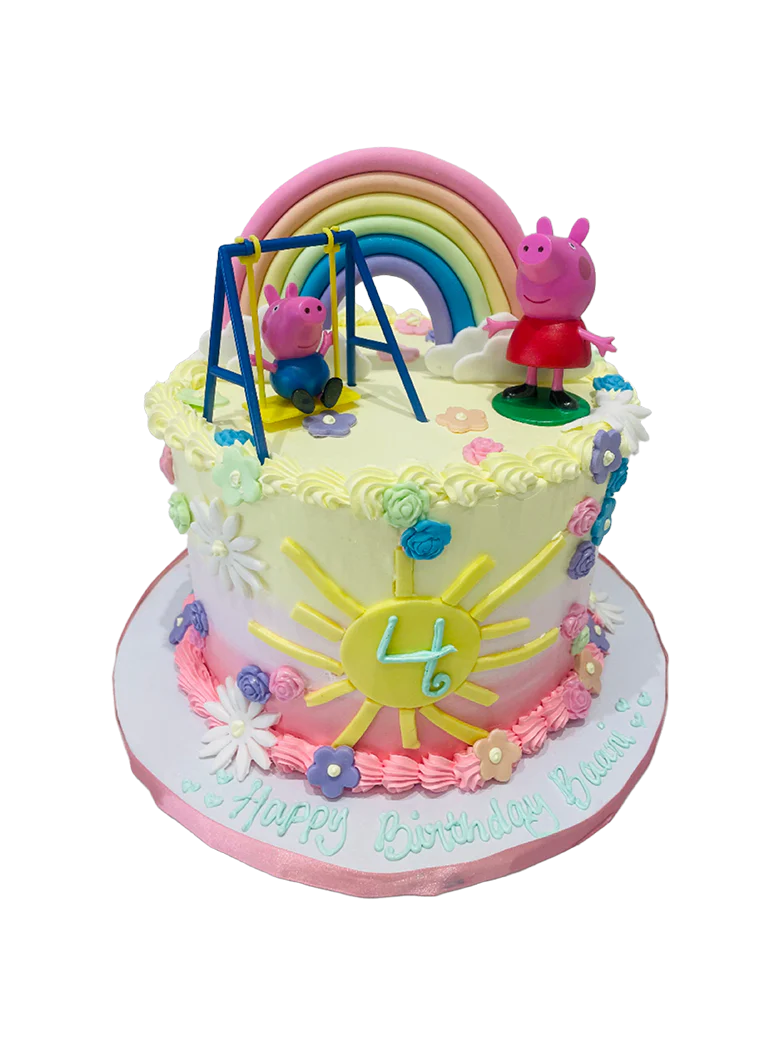 Baani Peppa Pig Birthday Cake