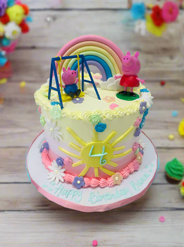 Baani Peppa Pig Birthday Cake - Image 4