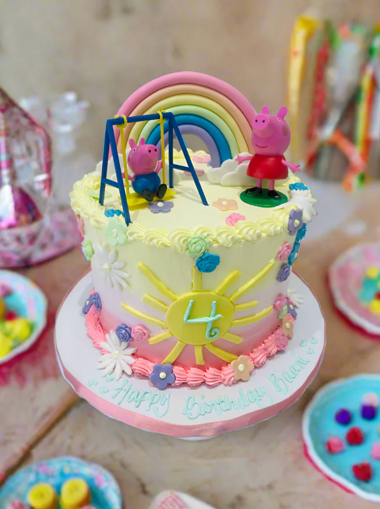 Baani Peppa Pig Birthday Cake - Image 5