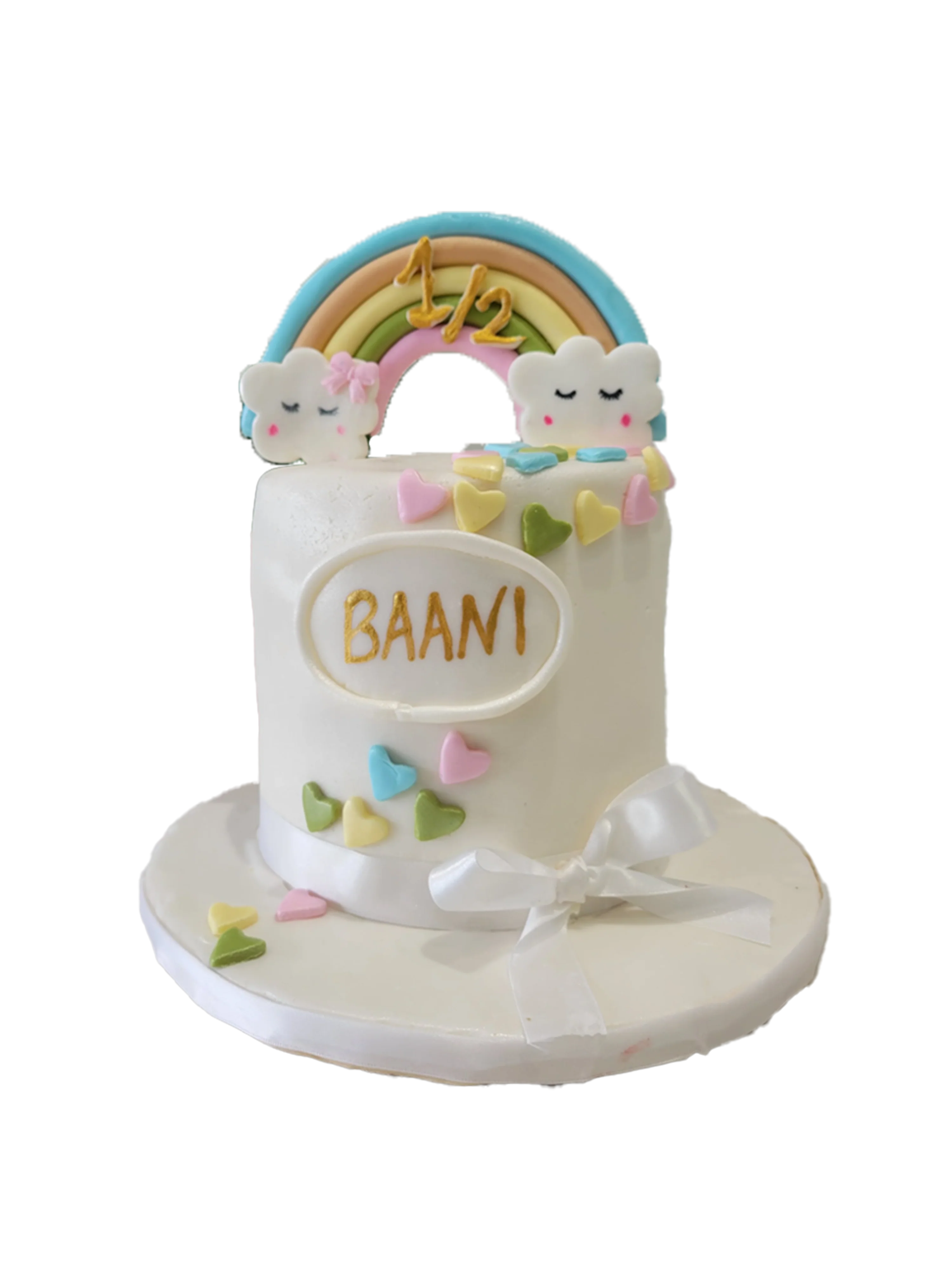 Baani Rainbow Fondant Cake