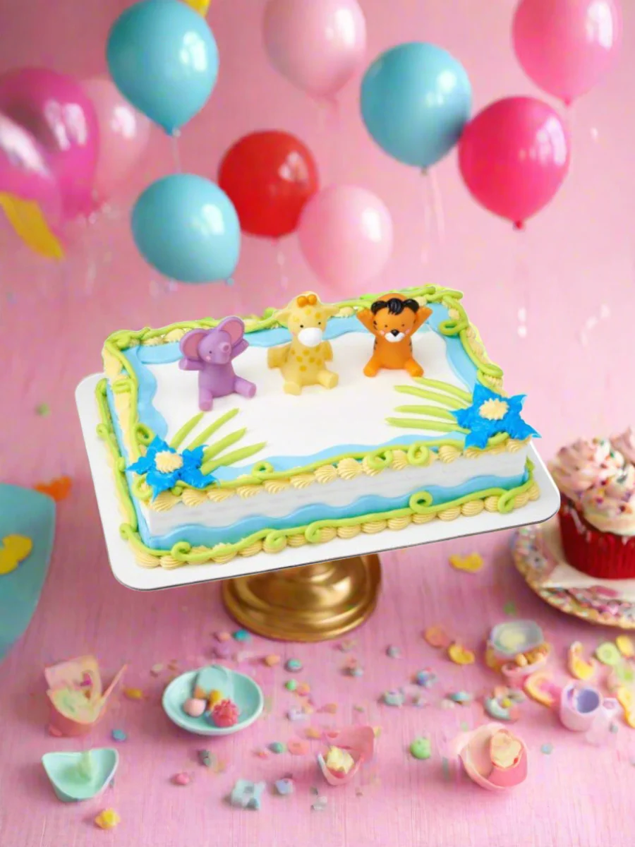 Baby Animals Birthday Cake - Image 10