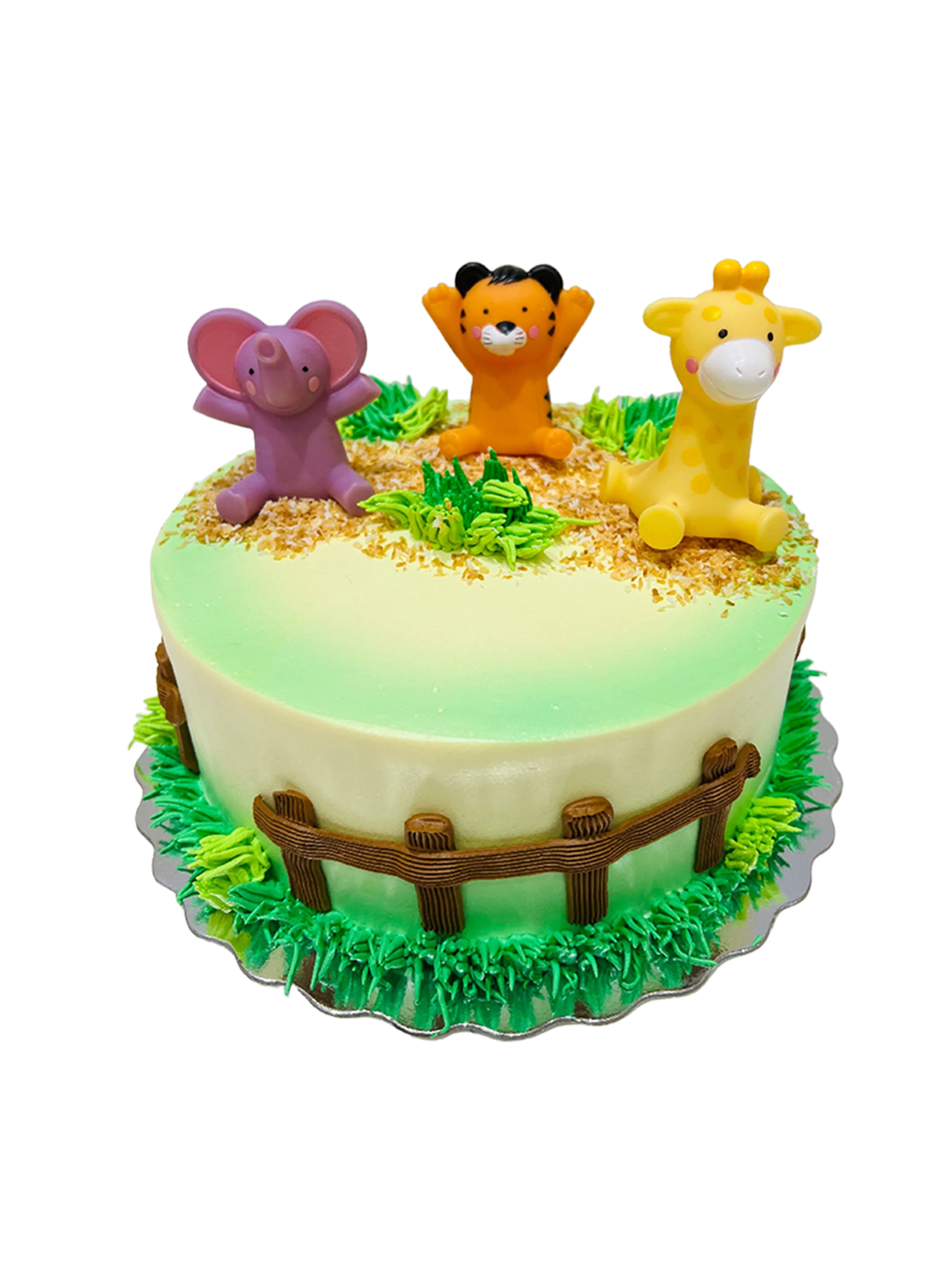Baby Animals Jungle Cake