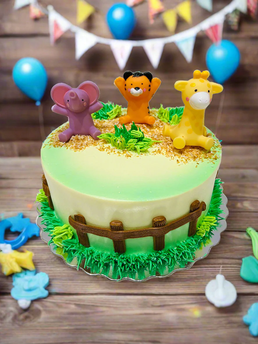 Baby Animals Jungle Cake - Image 2