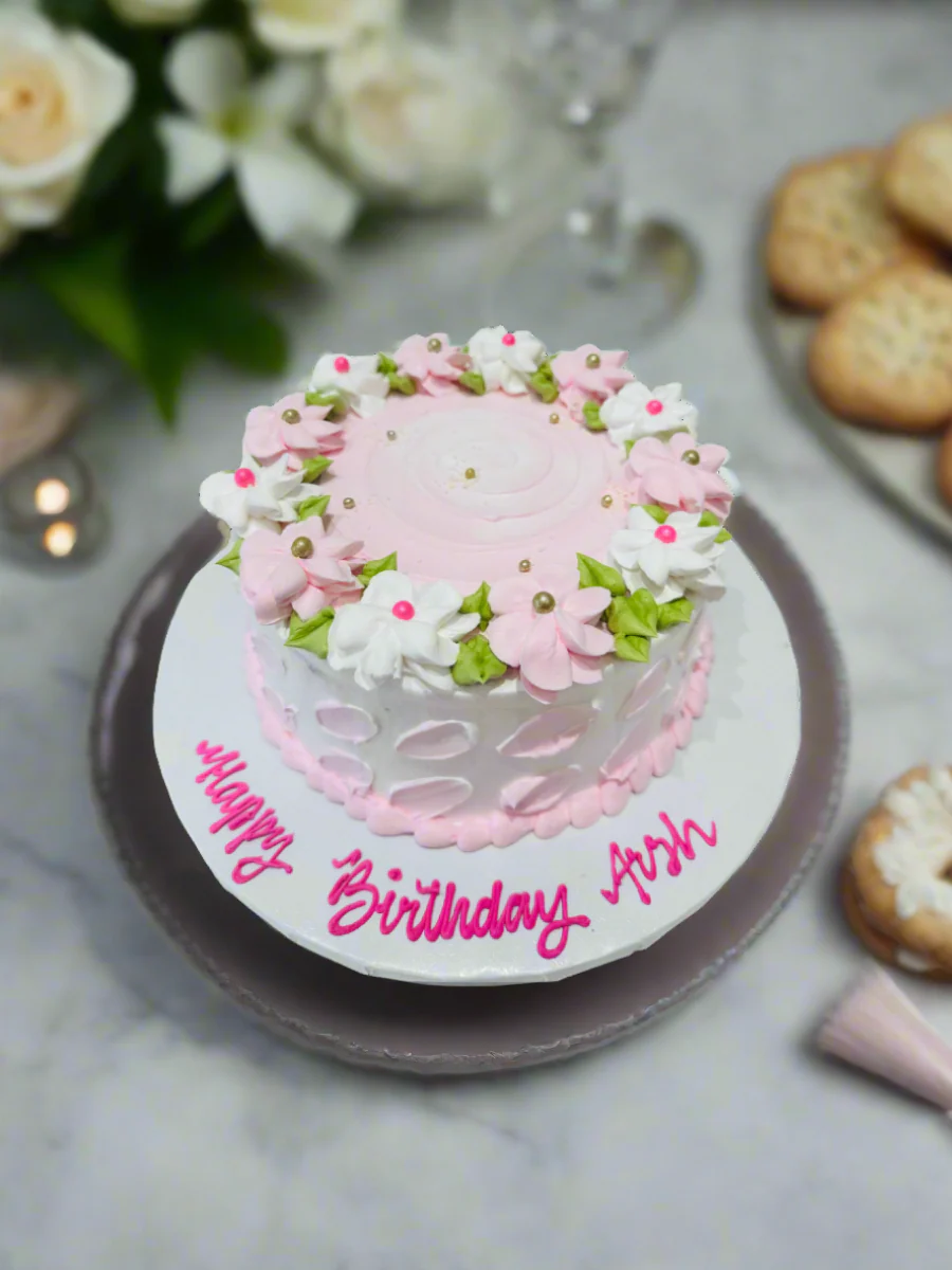 Baby Blue Blossoms Cake - Image 7