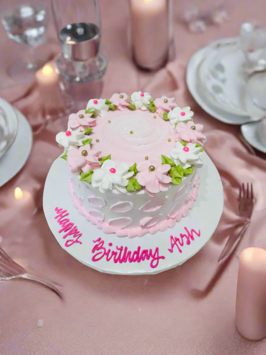 Baby Blue Blossoms Cake - Image 8