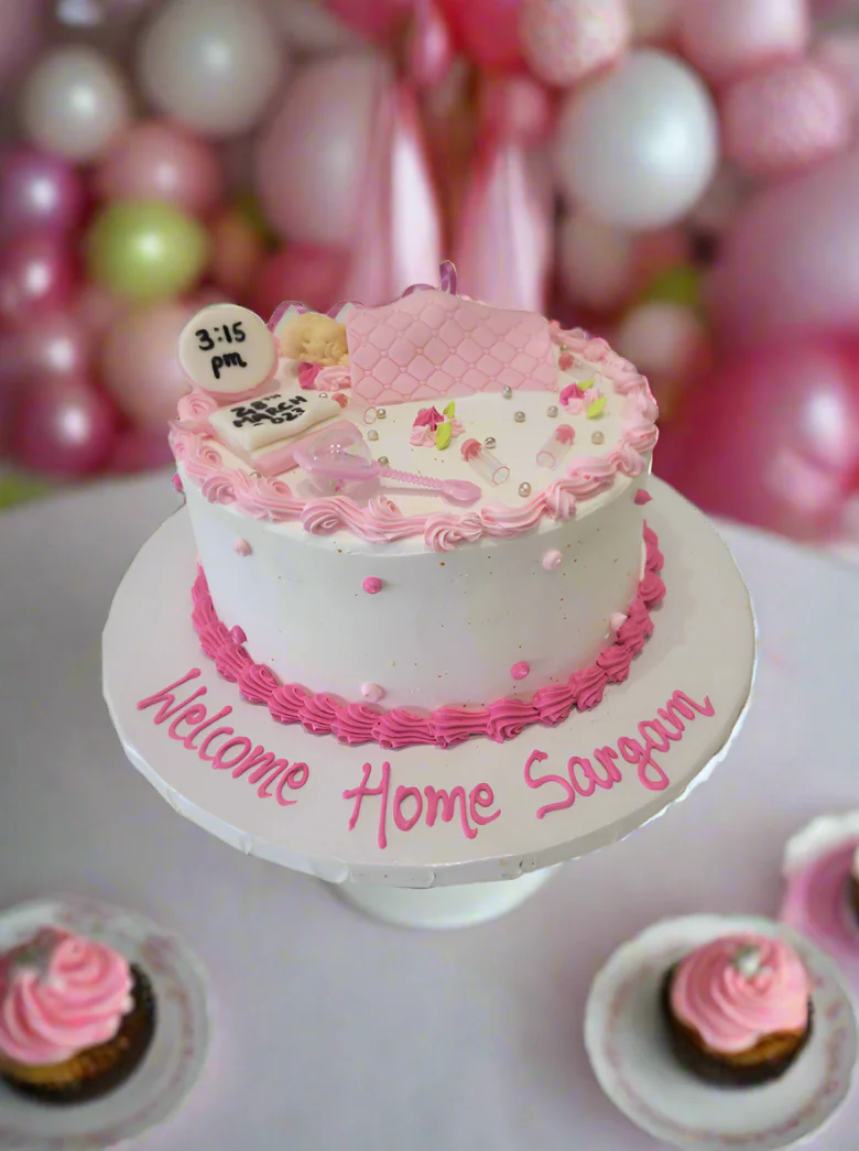 Baby Details Cream Cake - Image 3