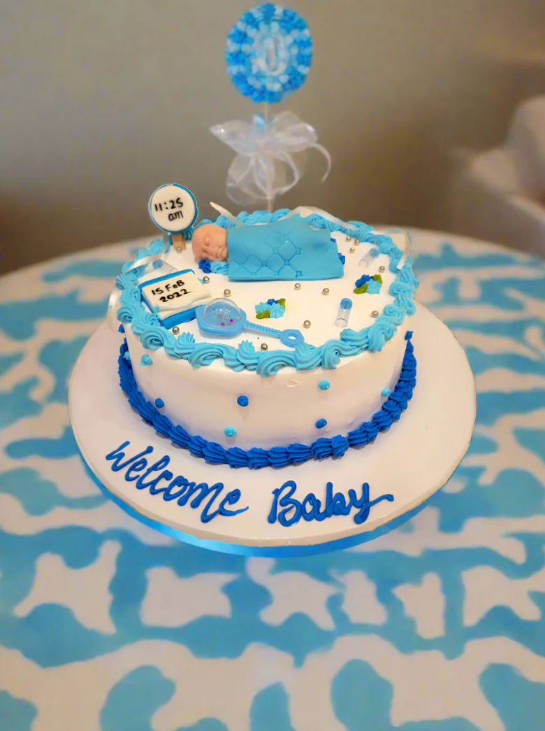 Baby Details Cream Cake - Image 7