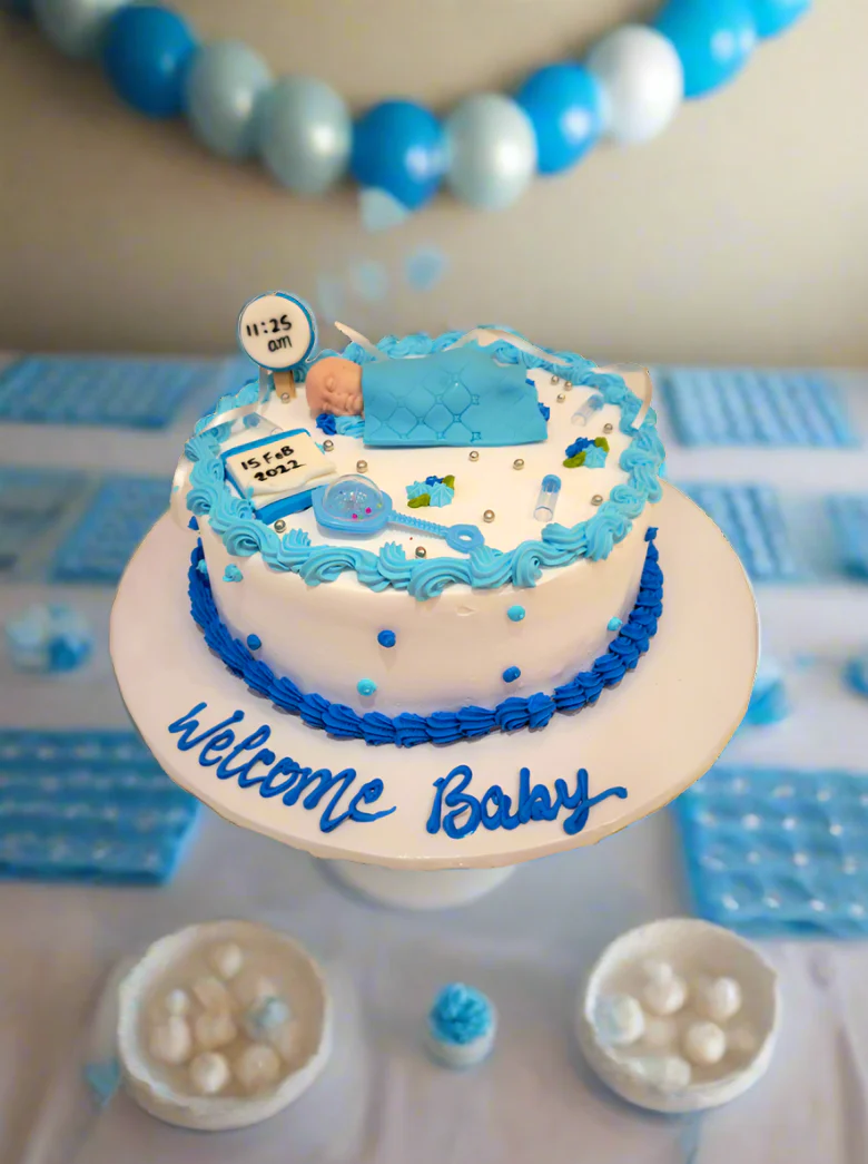 Baby Details Cream Cake - Image 9