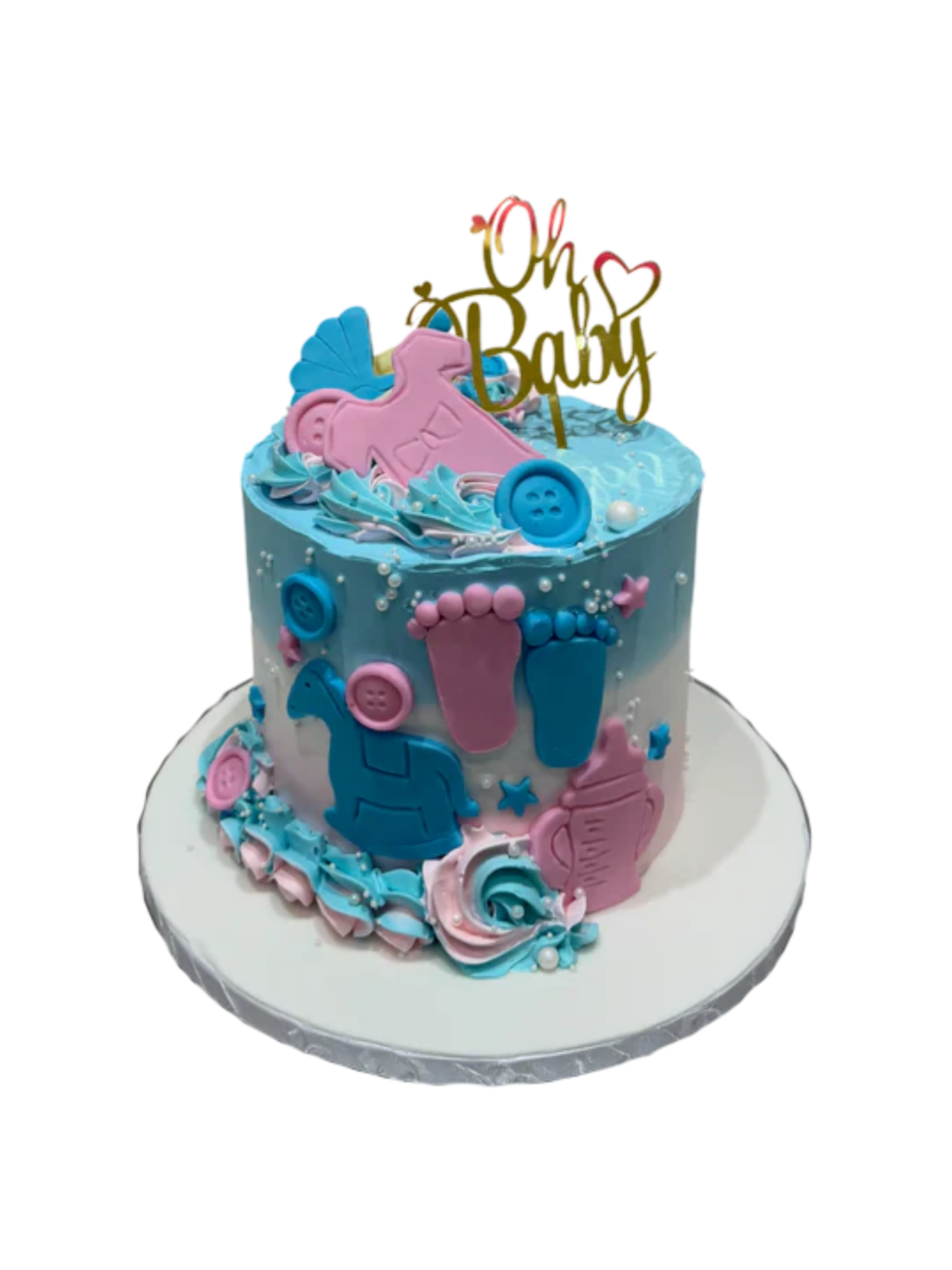 Baby Feet Baby Shower Cake