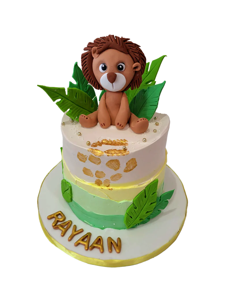 Baby Lion Cream Cake