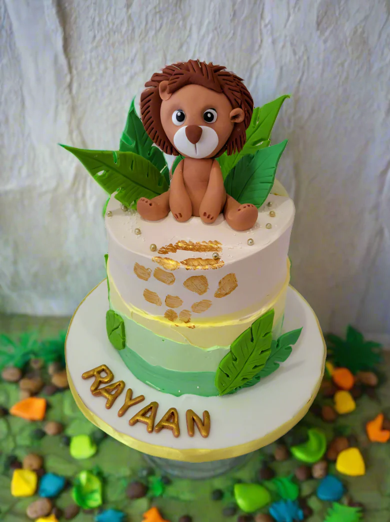 Baby Lion Cream Cake - Image 2