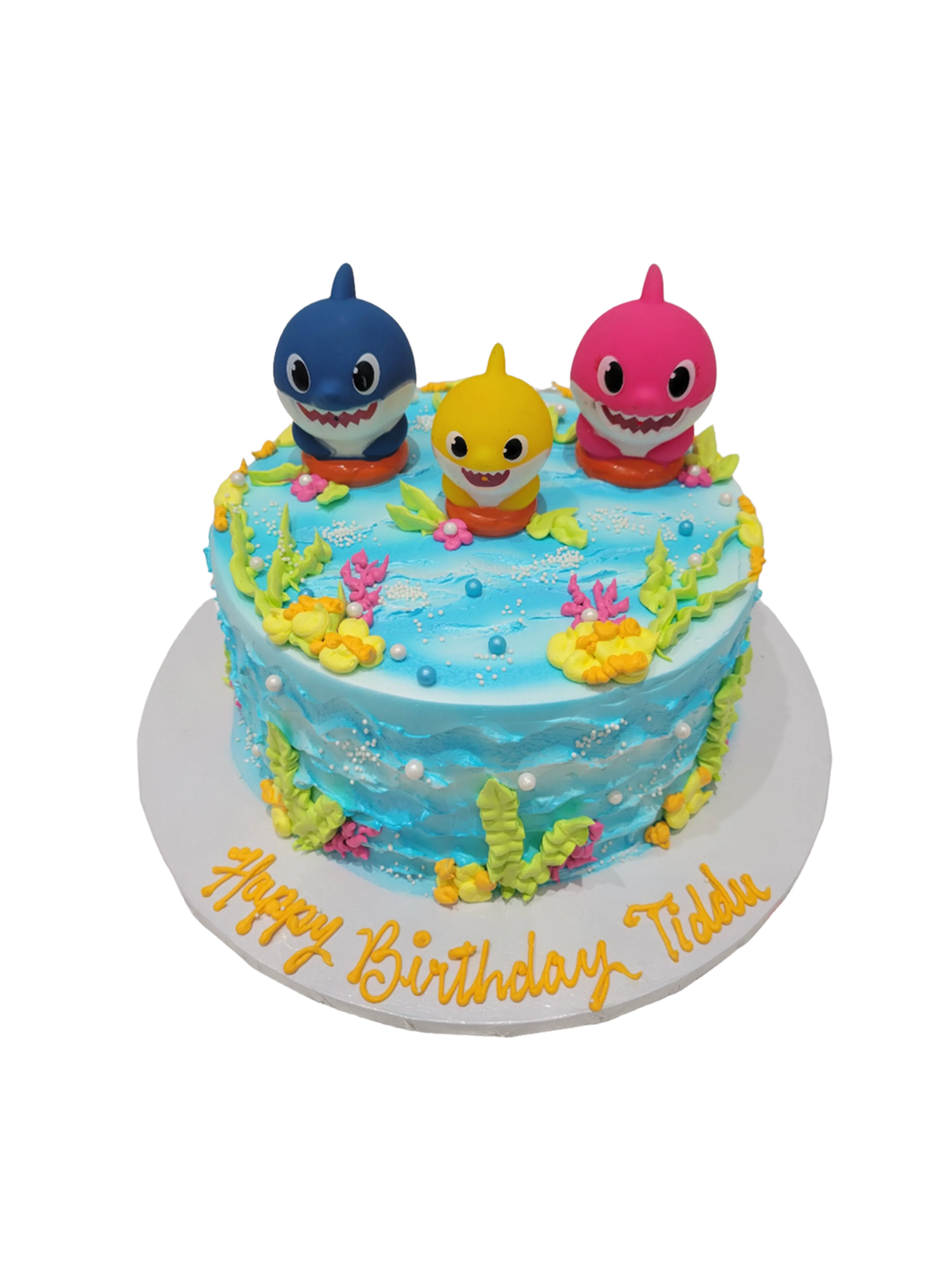 Baby Shark Cream Cake