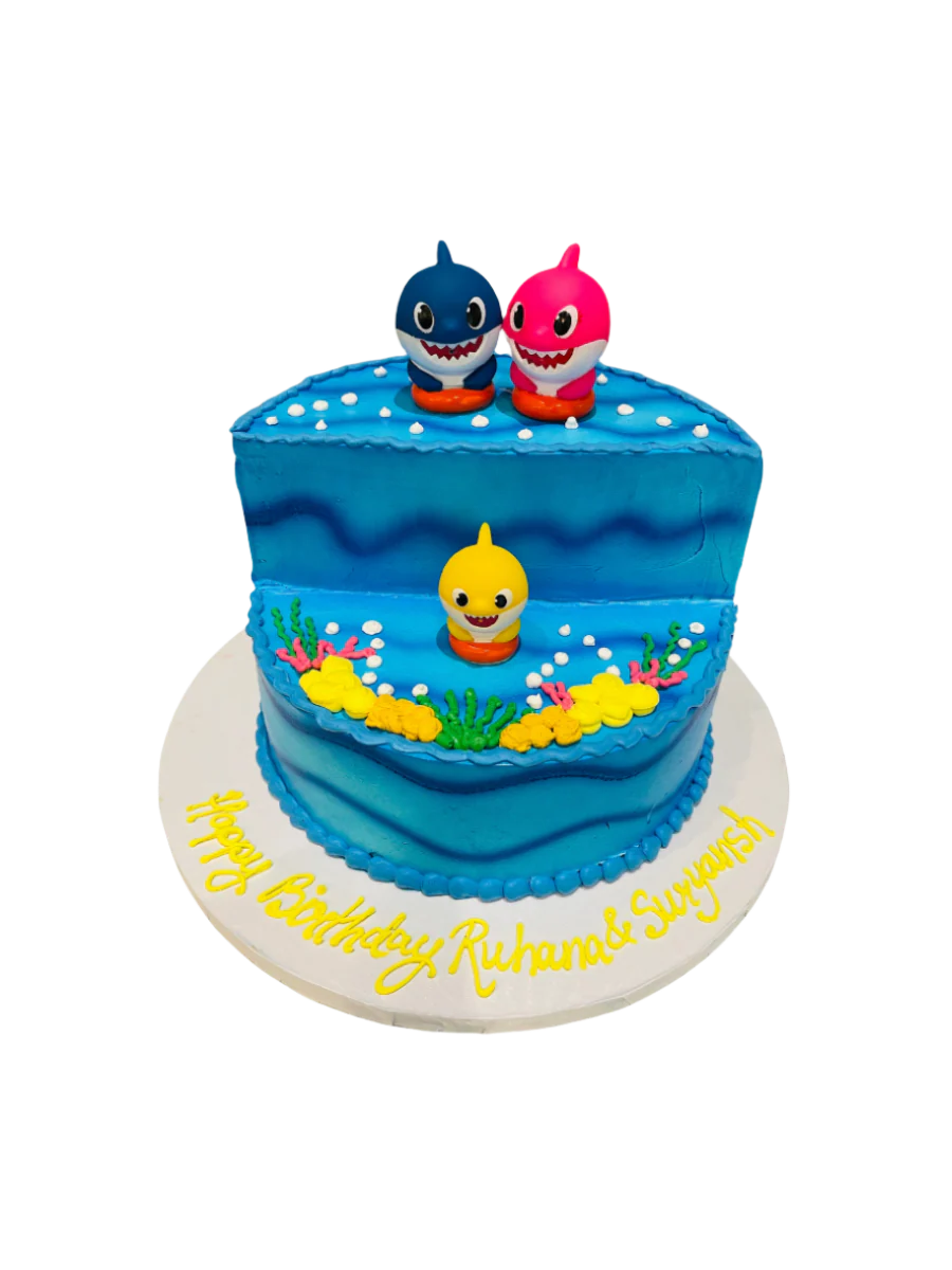 Baby Shark Stage Cake
