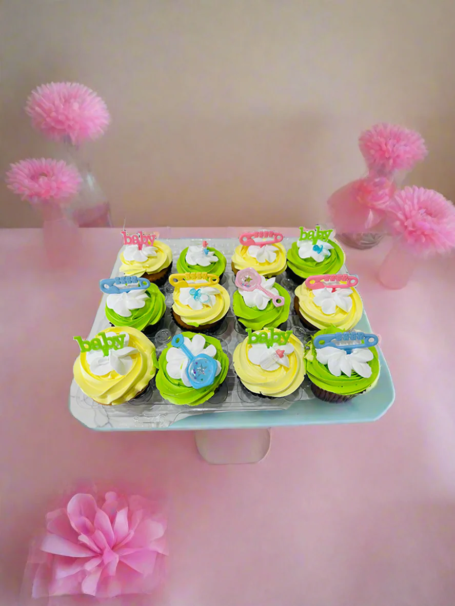 Baby Shower Cupcakes - (Pack of 6) - Image 2