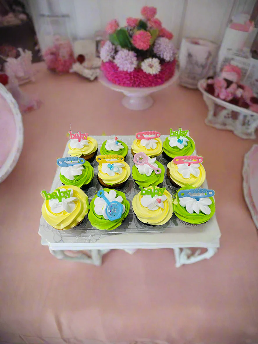 Baby Shower Cupcakes - (Pack of 6) - Image 3