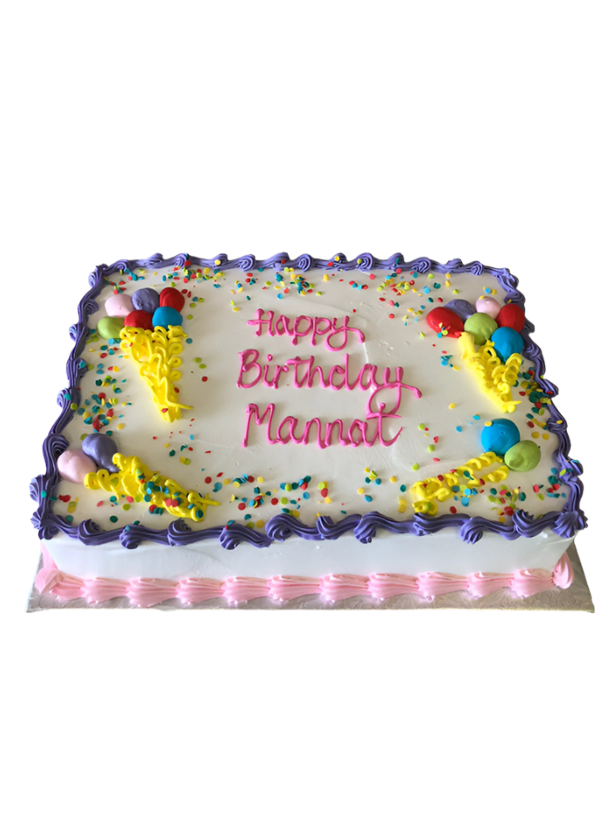 Balloon Birthday Cake