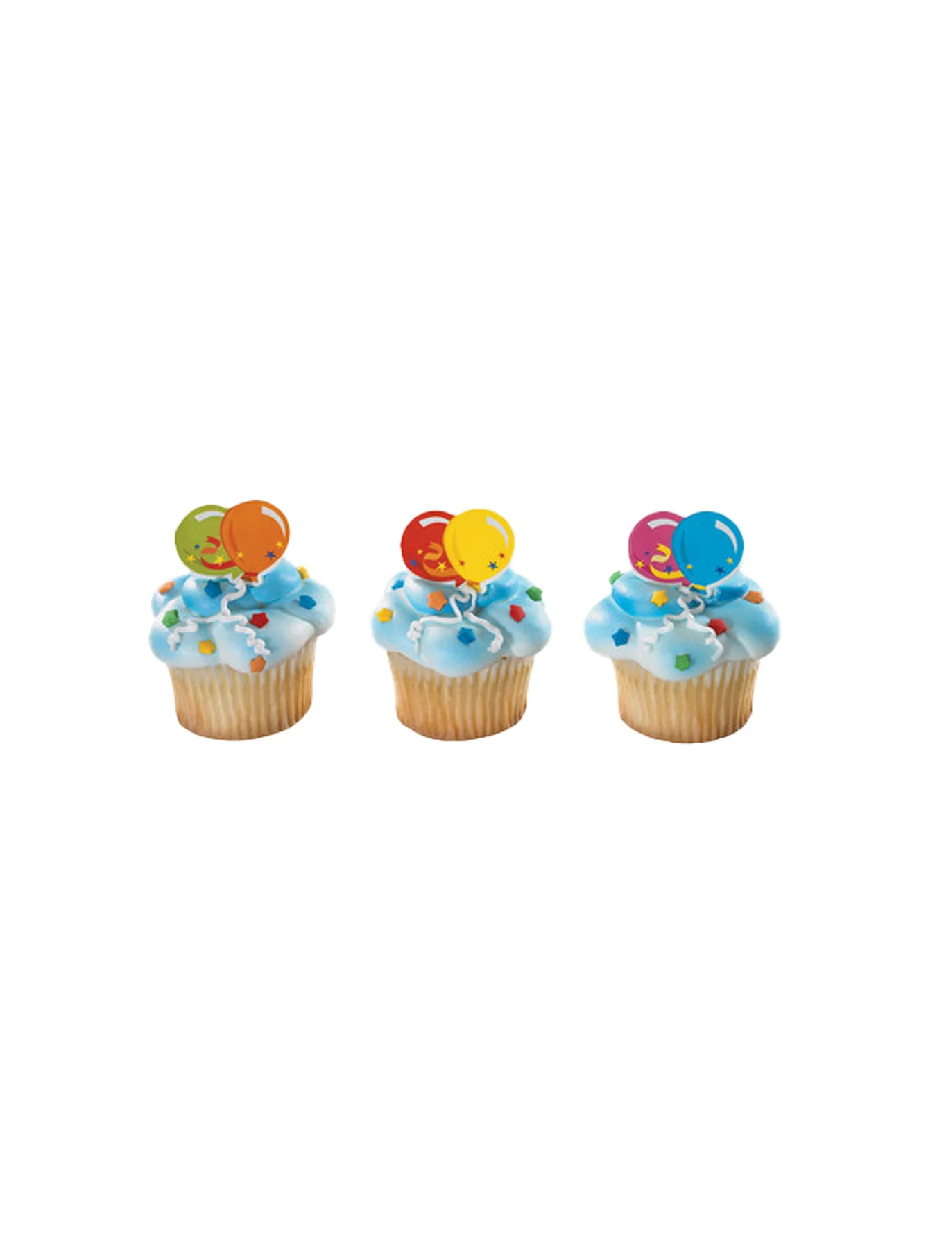 Balloons Cupcakes - (Pack of 6) - Image 4