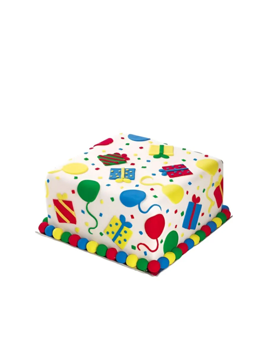 Balloons & Gifts Cake - Image 5