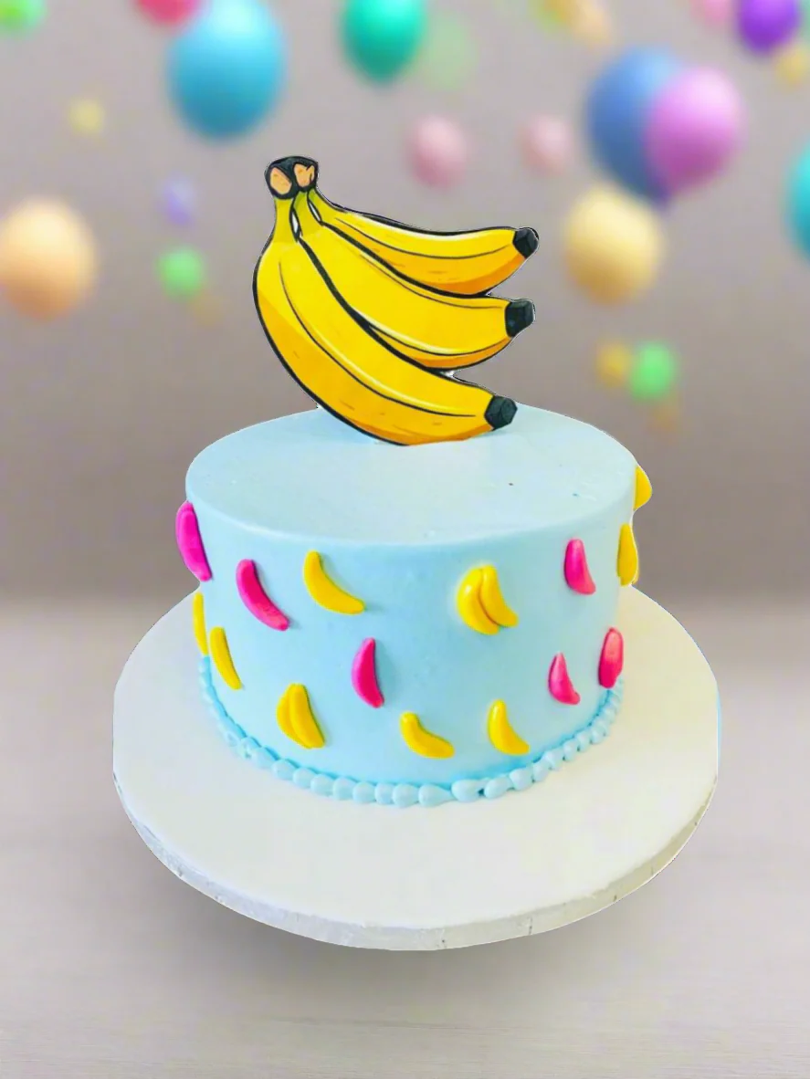 Banana Cream Birthday Cake - Image 2