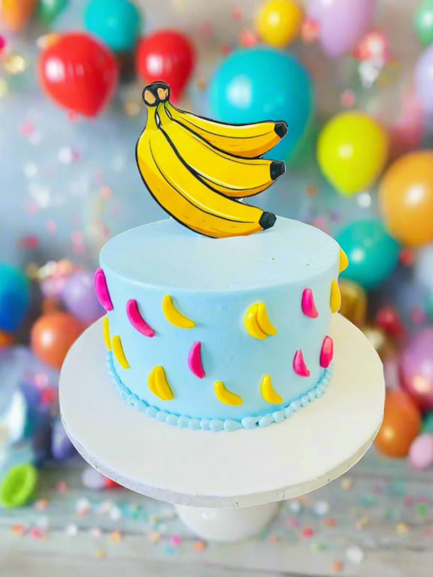 Banana Cream Birthday Cake - Image 3