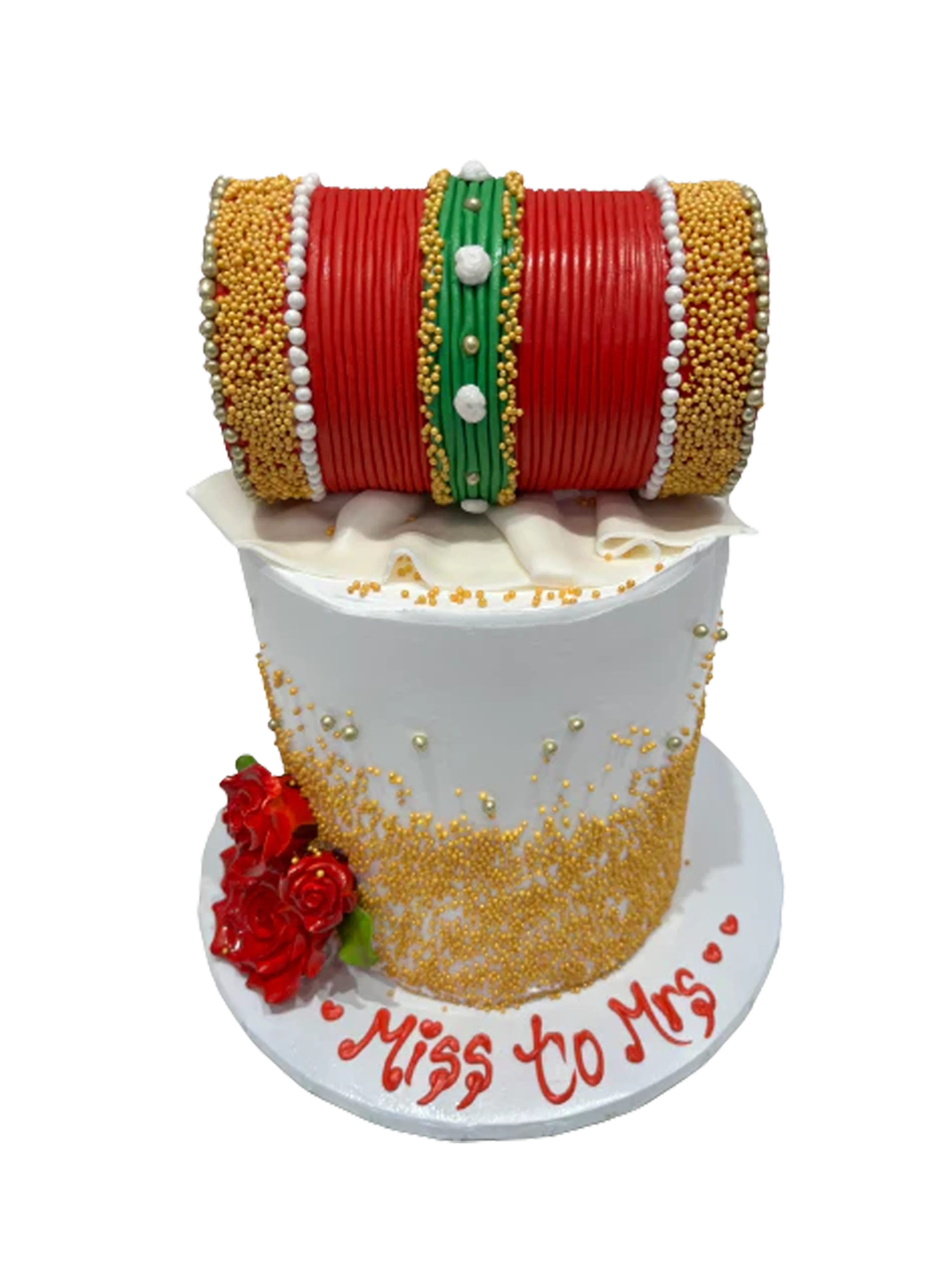 Bangle Ceremony Cream Cake