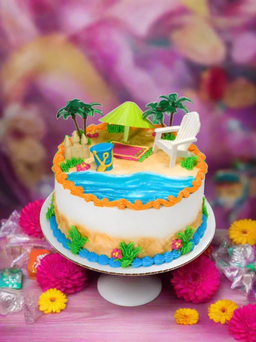 Beach Chair & Umbrella Cake - Image 3