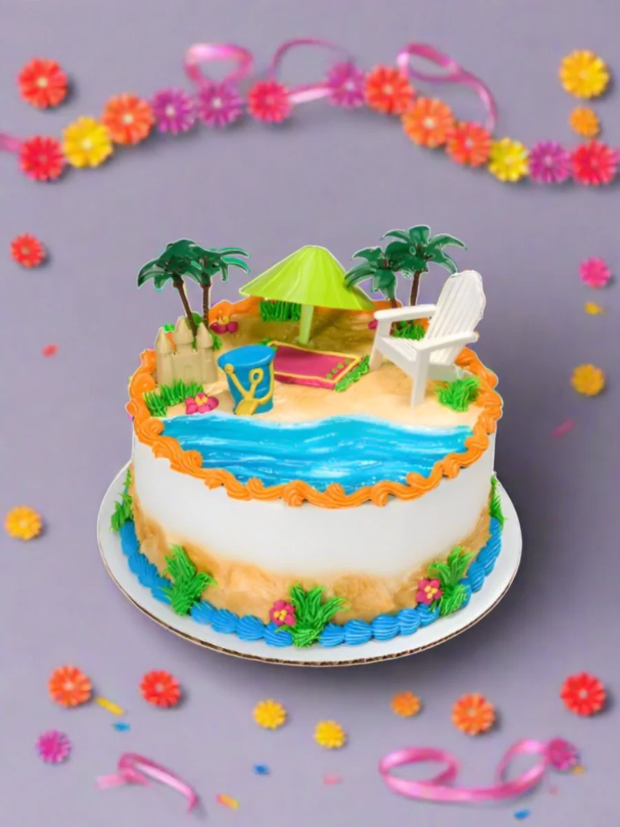Beach Chair & Umbrella Cake - Image 6