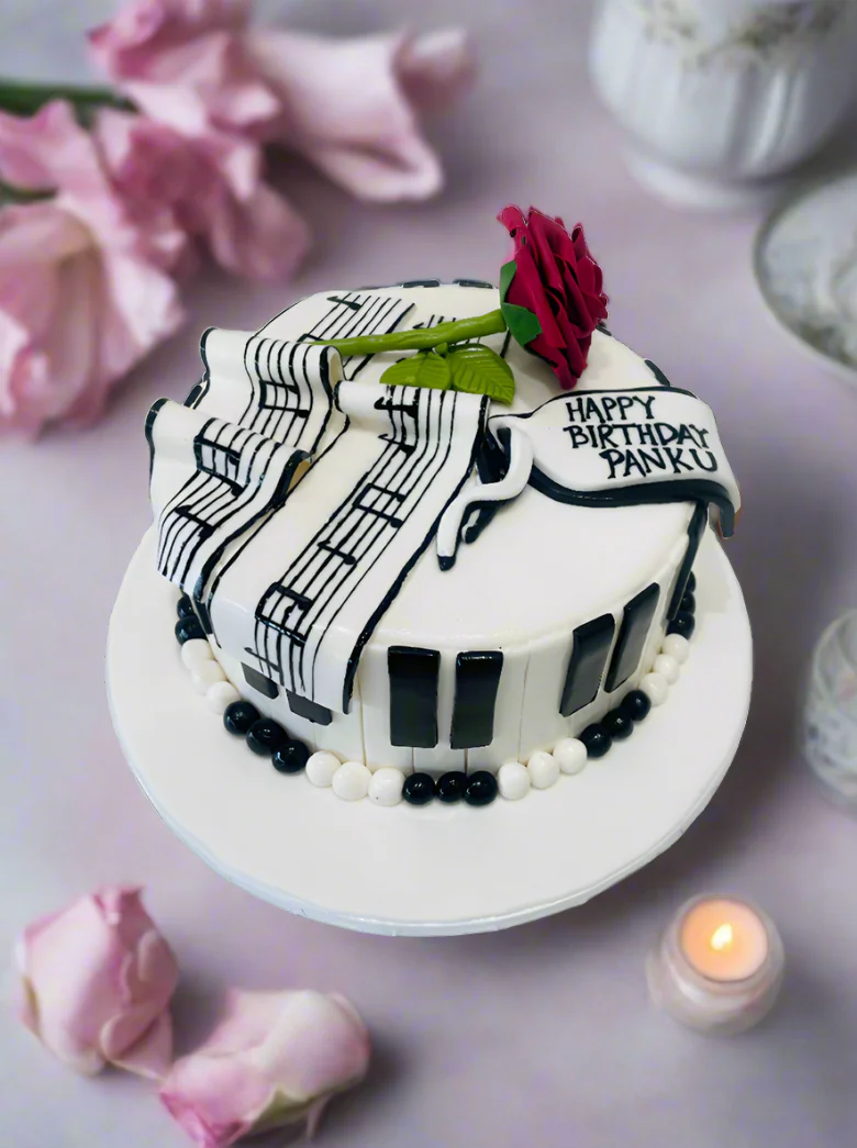 Beauty & The Beast Fondant Cake - Image 4