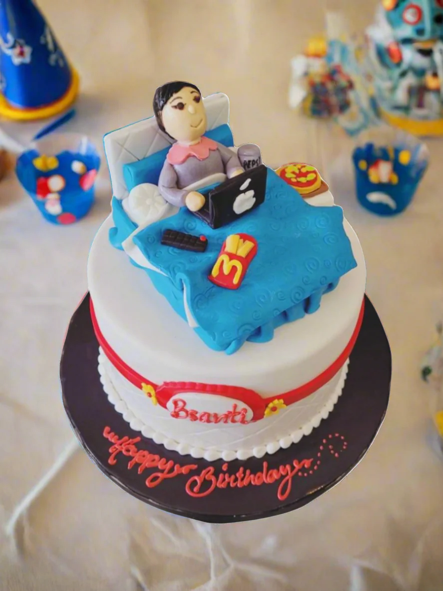 Bed Fondant Cake - Image 2