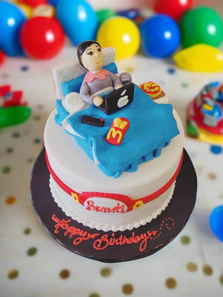 Bed Fondant Cake - Image 3
