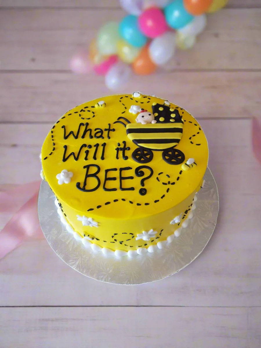 Bee Baby Shower Cake - Image 3