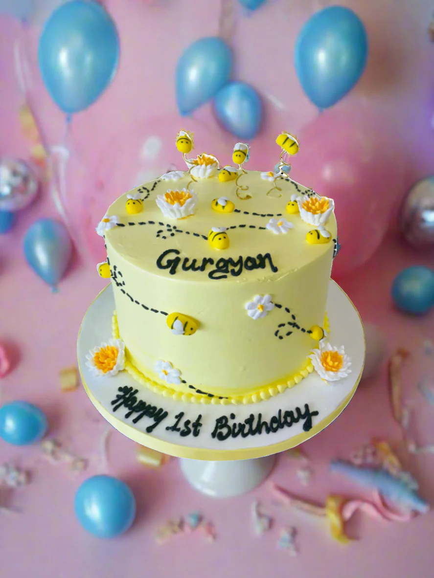Bee Cream Birthday Cake - Image 2