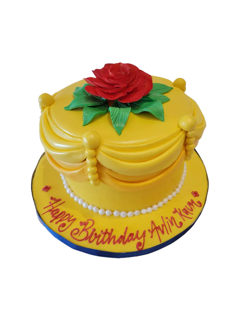 Belle Princess Fondant Cake