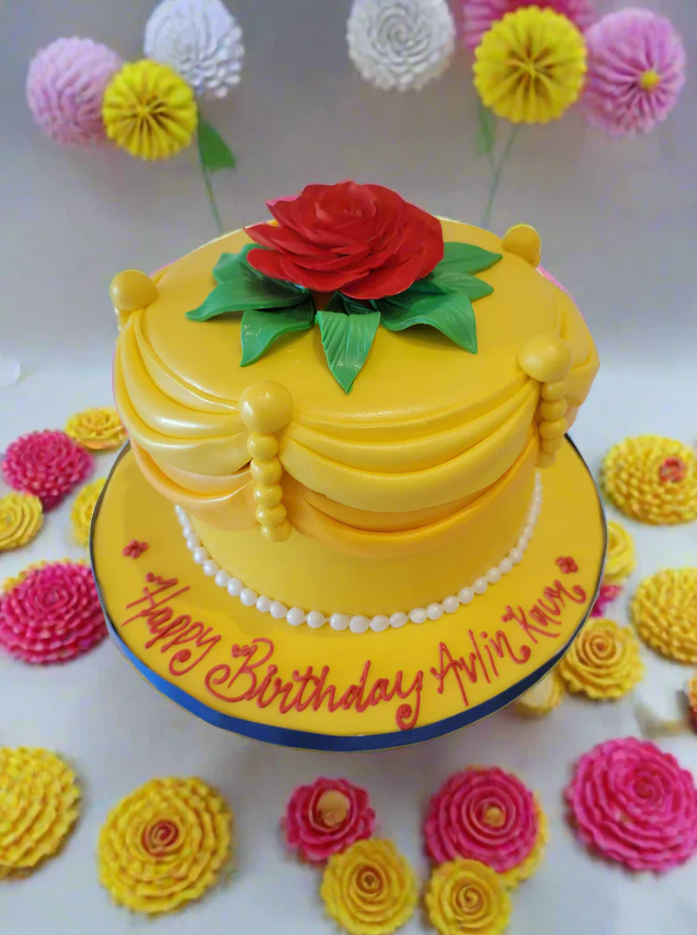Belle Princess Fondant Cake - Image 2