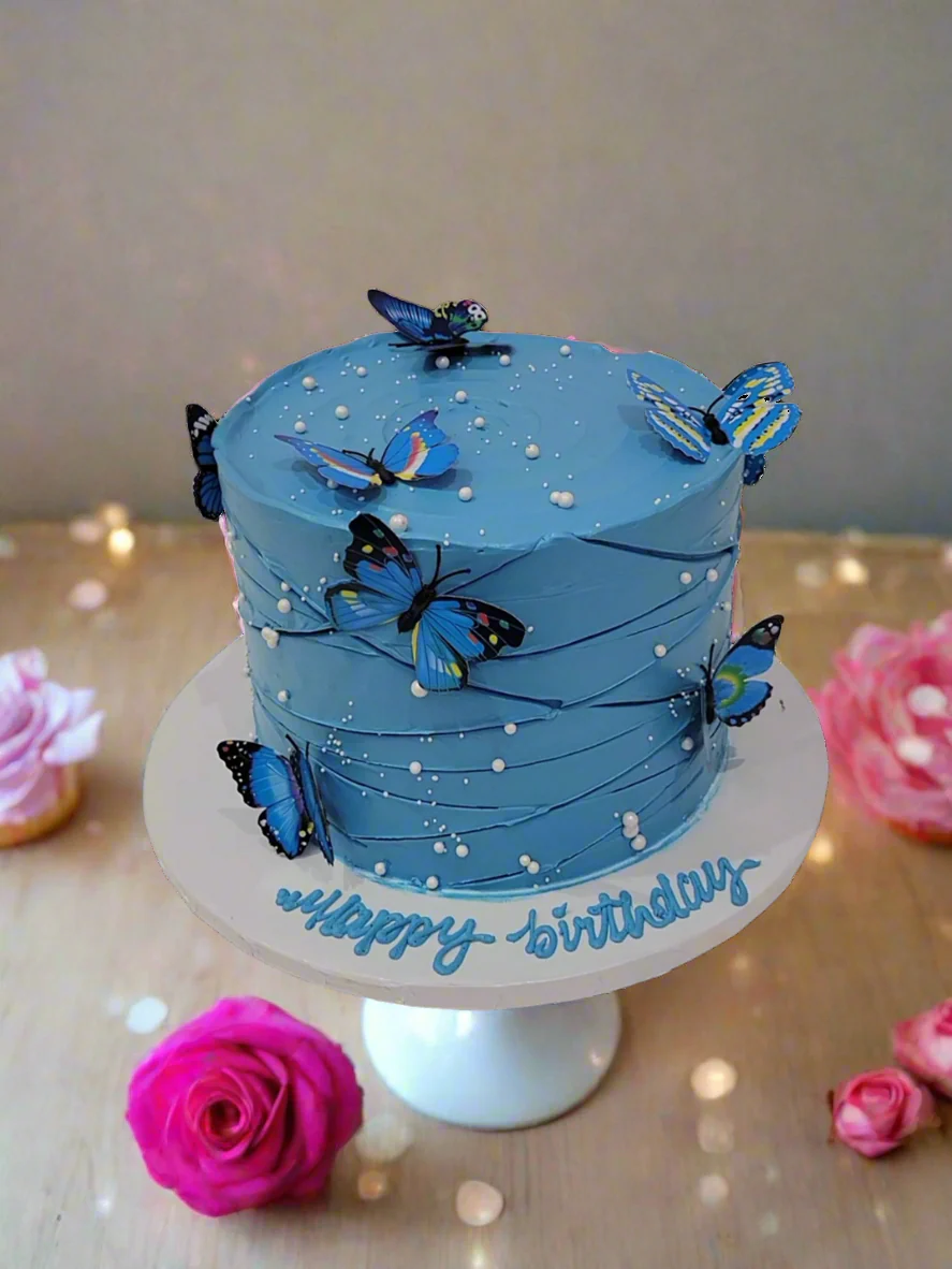 Benjamin Butterfly Birthday Cake - Image 3