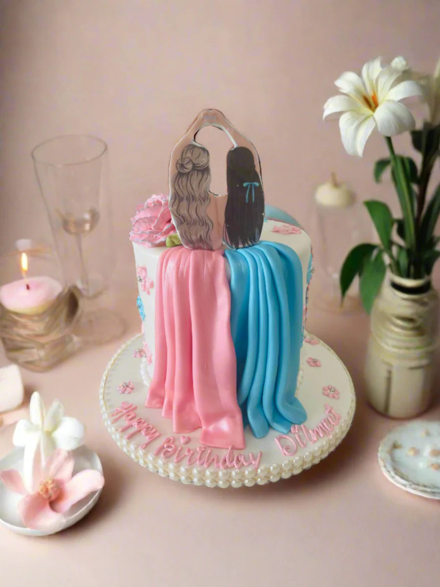Bff Fondant Cake - Image 2
