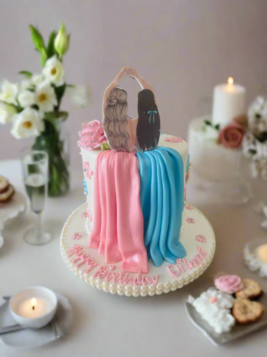 Bff Fondant Cake - Image 3