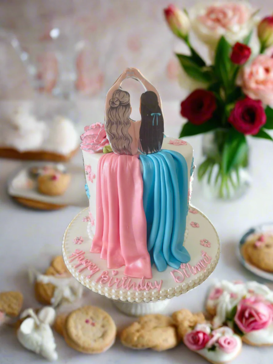 Bff Fondant Cake - Image 4